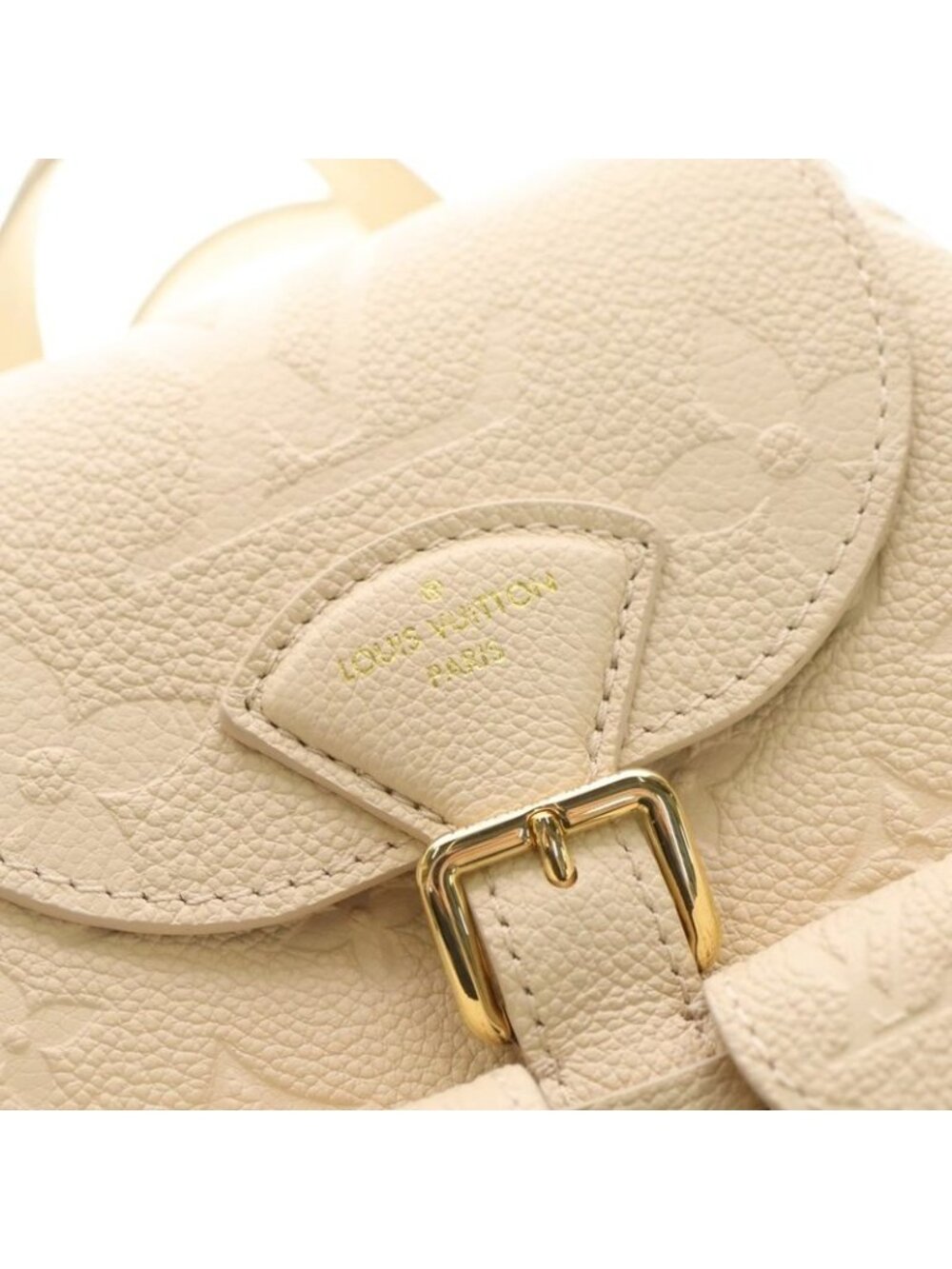 Louis Vuitton Monogram Empreinte Backup Cles Music Backpack Ivory Leather - Picture 5 of 6